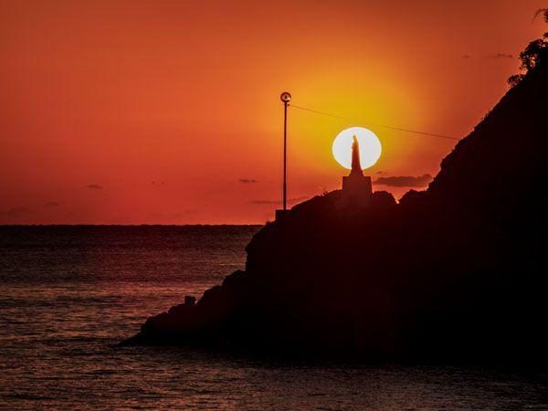Seaside Maria Statue