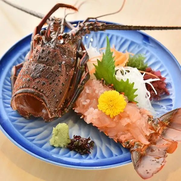 Chubei of Whitebait and Spiny Lobster