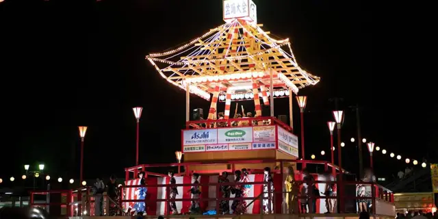 Iwaki Rotating Yagura Bon Dance
