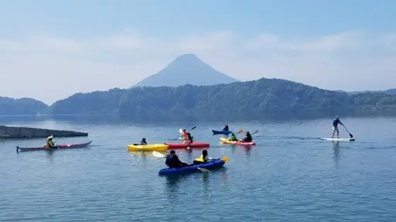 Lake Ikeda Kayak Experience with Instructor
