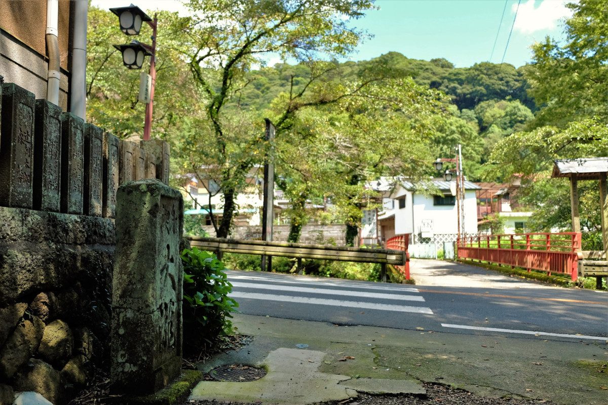 Stone Monument at the Foot of the Bridge