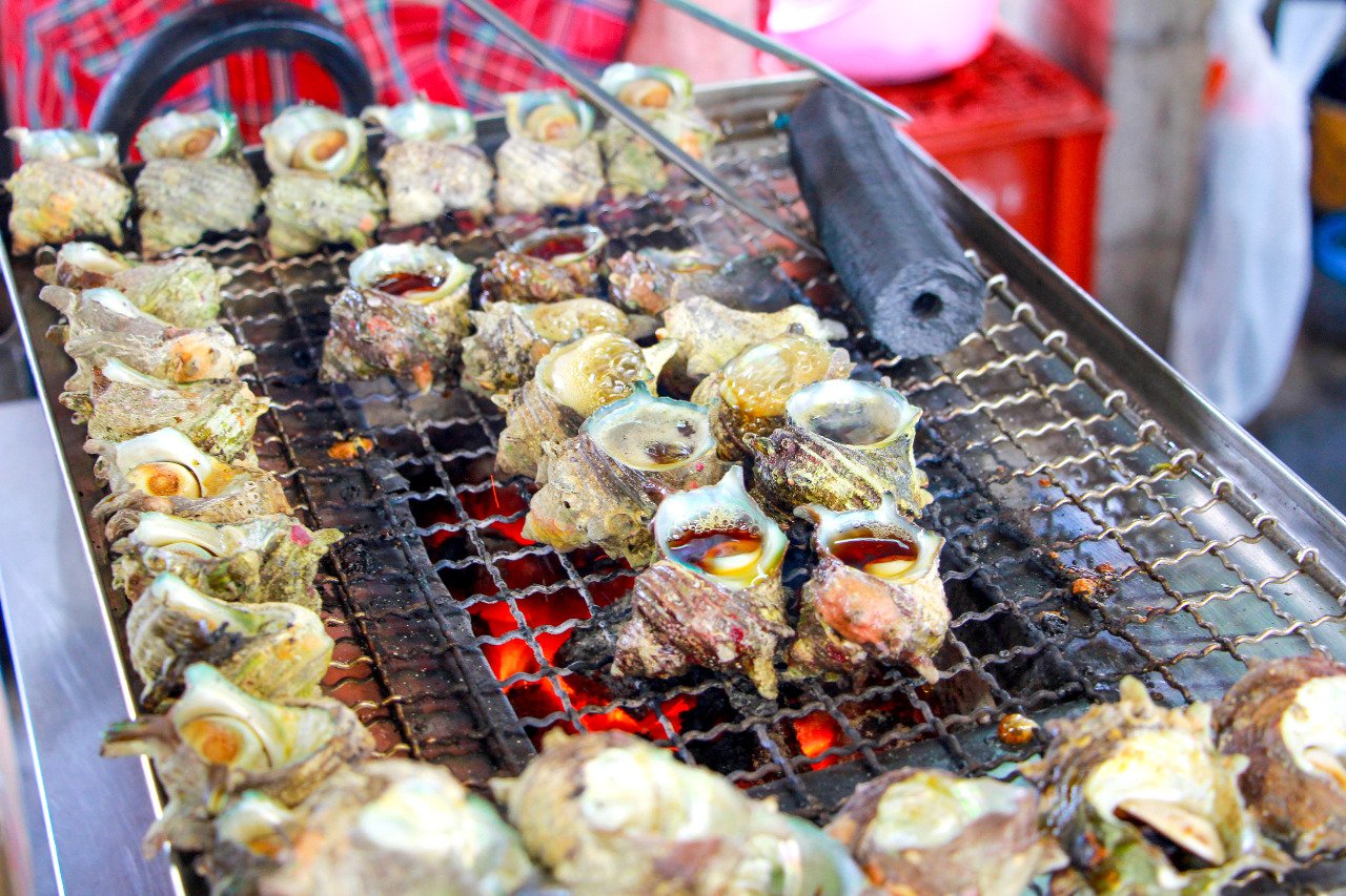 Sazae no Tsuboyaki stall