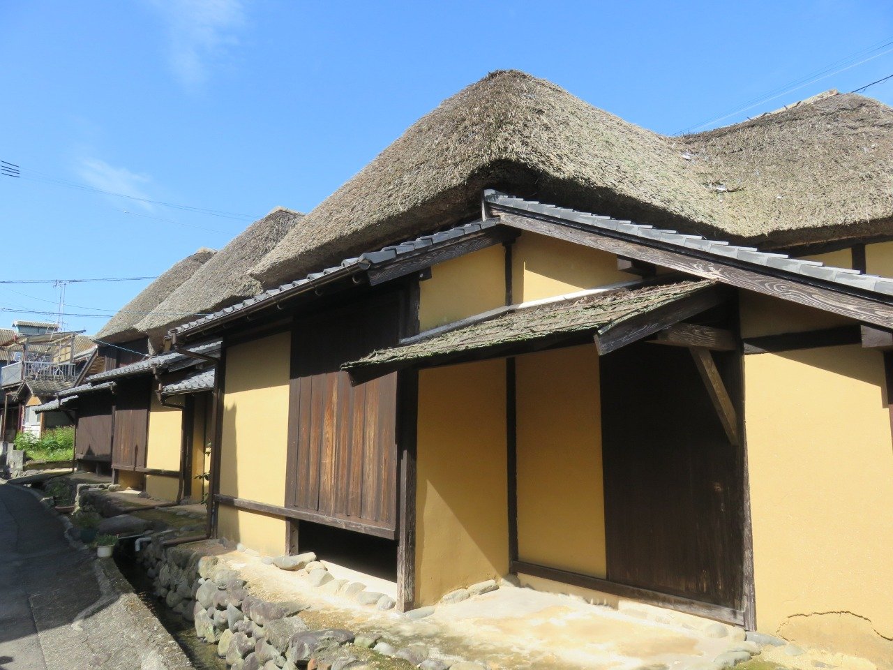Thatched houses of Minami-Funatsu, Hama Shozu district