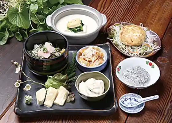 Wakamiya Tofu and Kyoto-style Yuba