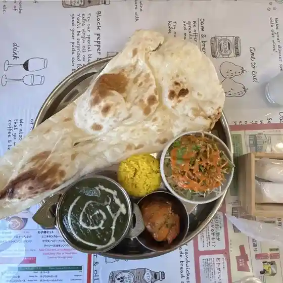 インドカレー グラス