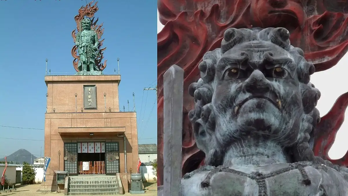 Jodo-ji Fudo statue, Miki, Kagawa