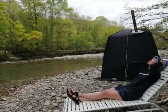 Sorachi River Genryu Tentosauna Experience