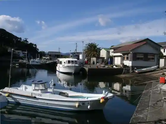 Tebajima harbor stone quay, Mugi