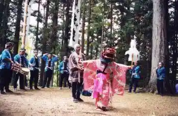 Hakusan Shrine Kagura Lion Dance