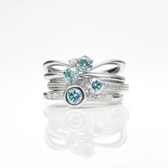 Okinawa Ring with a Story of Eternity