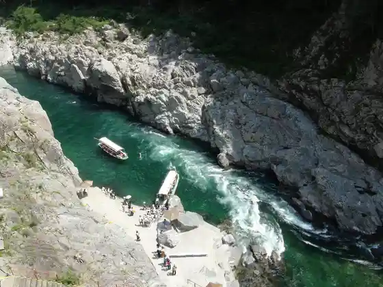 Oboke gorge pleasure boat, Miyoshi