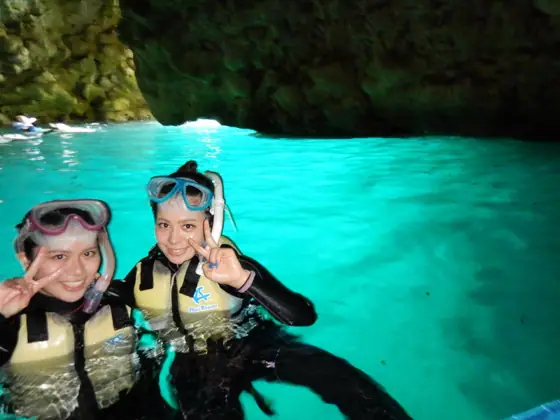Aru Guide Okinawa B Blue Cave Snorkeling Adventure