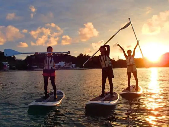 Aru Guide Okinawa SS Stand-Up Paddle Sunset Adventure