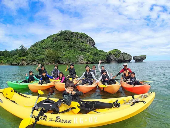 Okinawa Andago Cliff Sea Kayak and Coral Reef Exploration