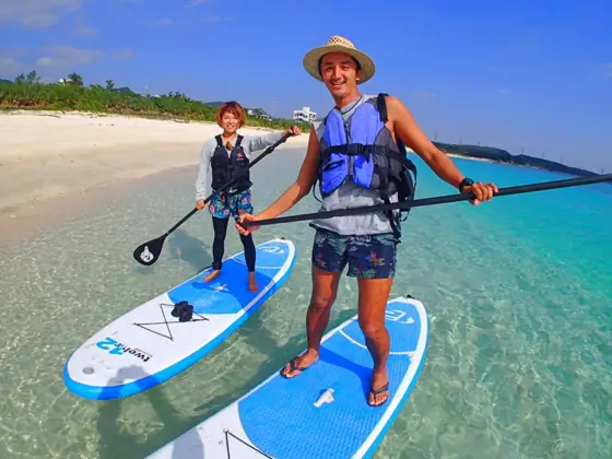 Okinawa Andago Blue Cave Snorkel and SUP Cruising