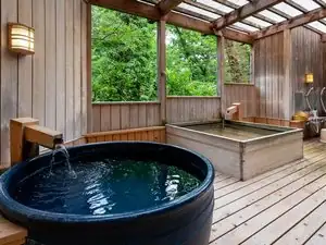 Ryokan Yokotei Rotenburo kara Nagatoro Keikoku o Nozomu Yado