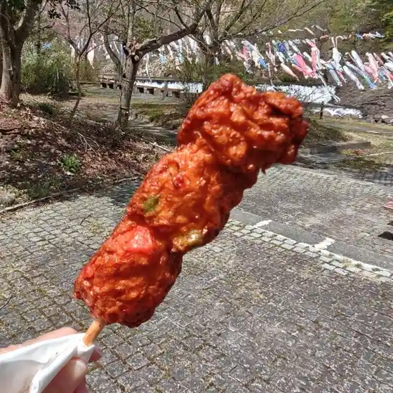 天然記念物 材木岩公園売店
