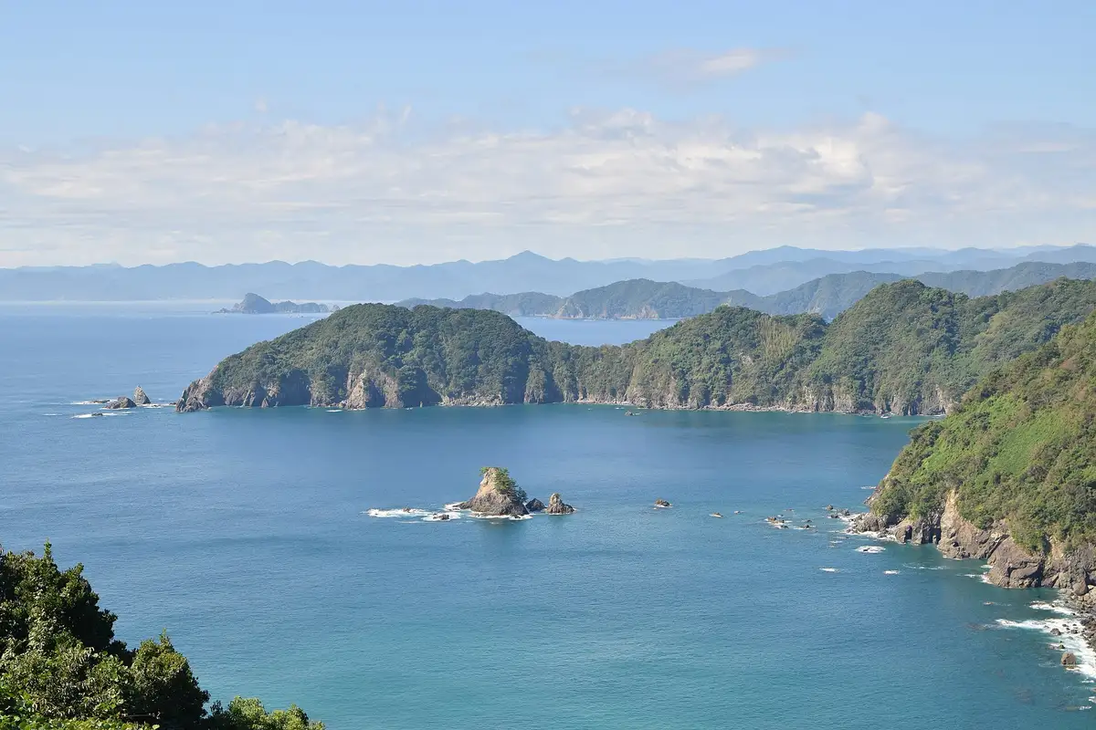 Yokonami Nature Park coastline, Susaki