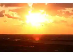 てしお温泉　夕映
