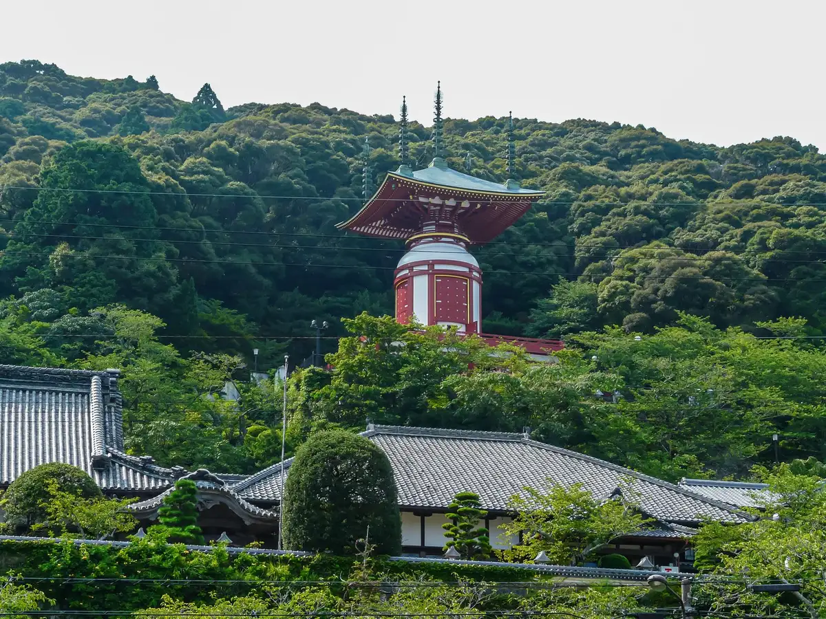 Yugi Tower at Yakuo-ji, Minami Town